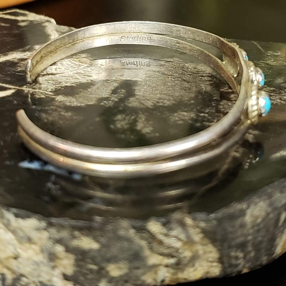 Turquoise Baby Bracelet 925 - Picture 3 of 7